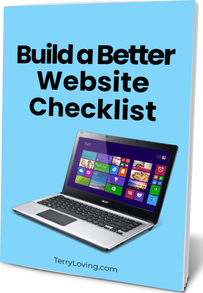 website checklist terryloving.com
