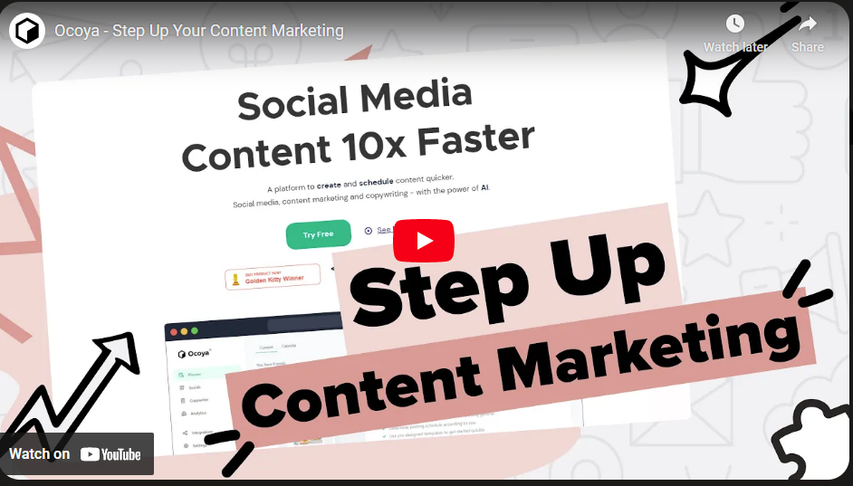 Ocoya tool for using AI